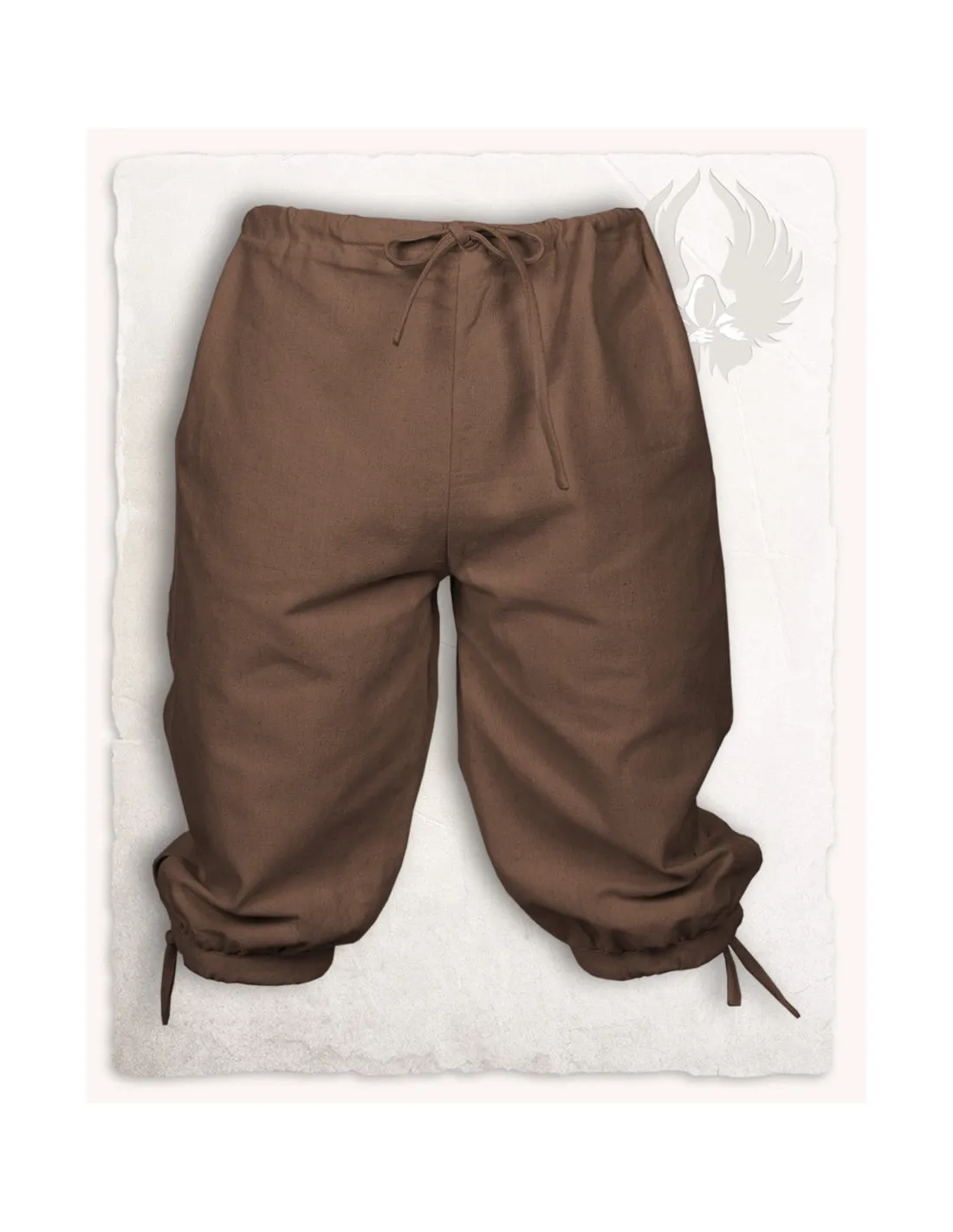 Pantalón vikingo modelo Kilian, color marrón