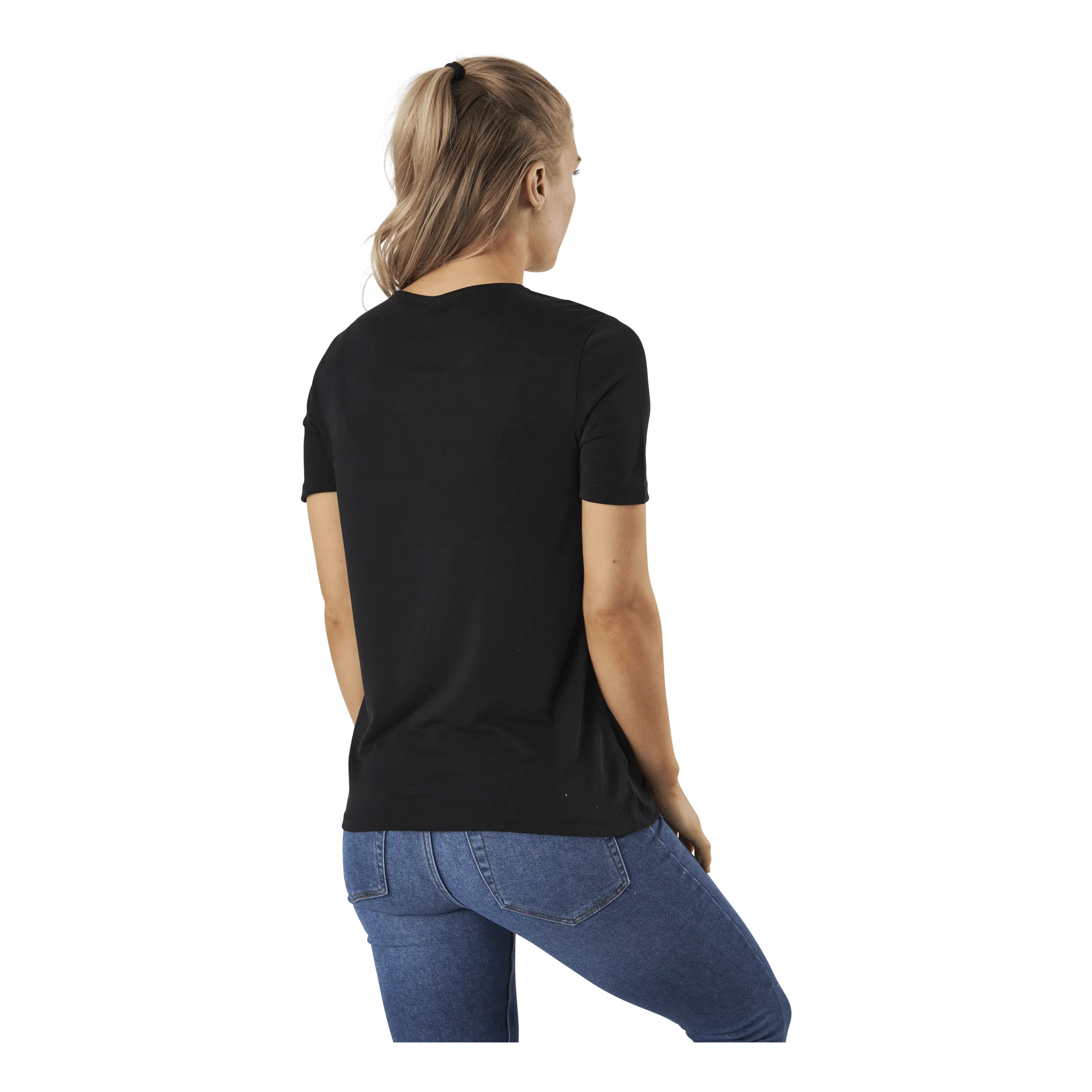 Pieces Kamala Ss Top Black