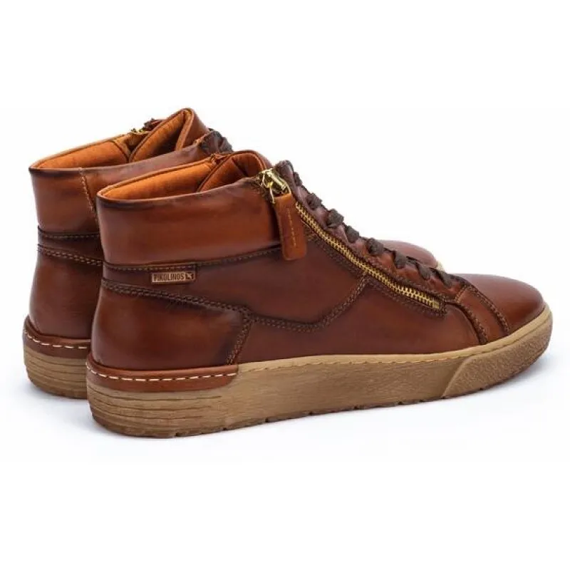 PIKOLINOS VITORIA W0T7559C2 MARFIL Y CUERO BOTíN PLANO MUJER