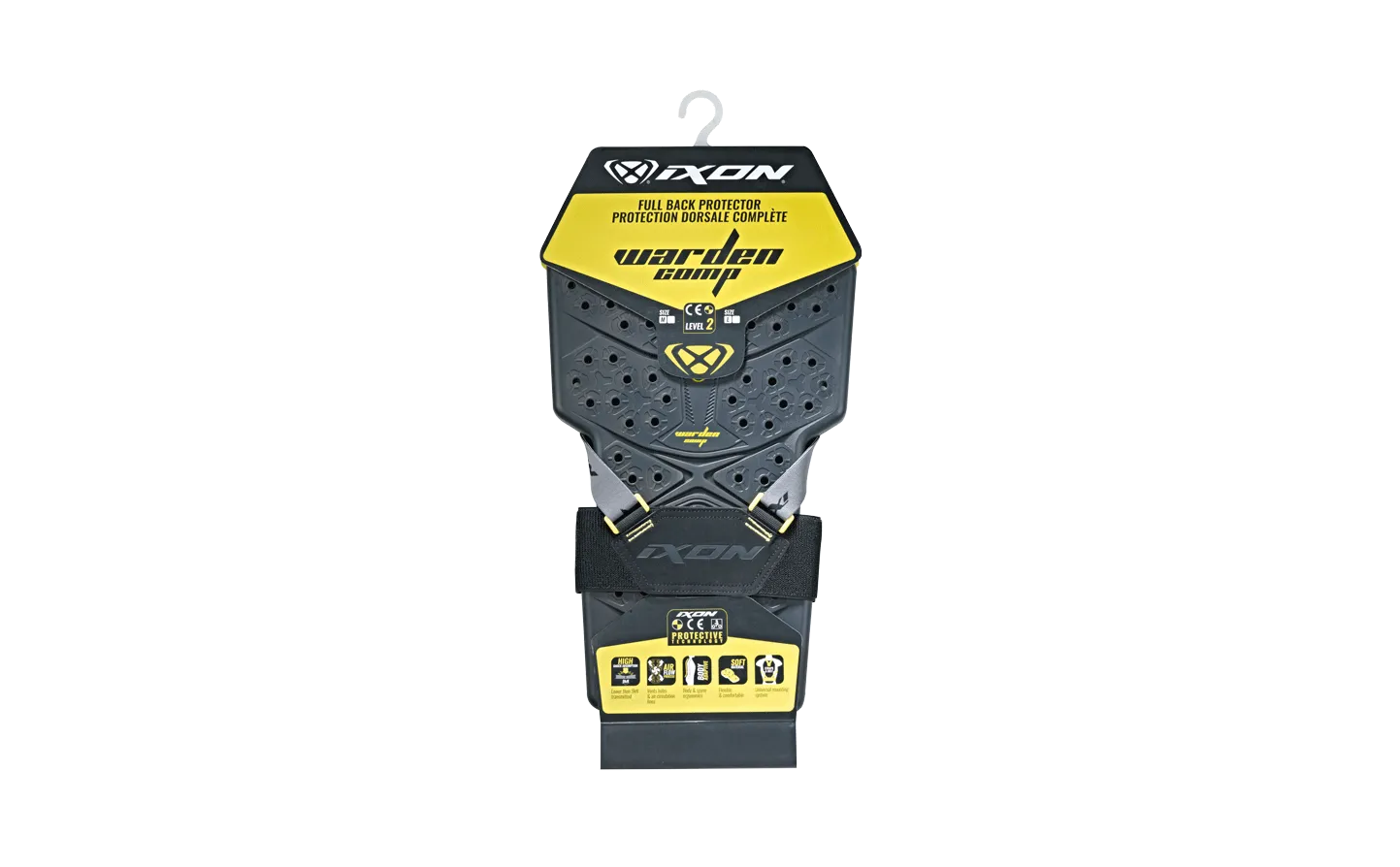 Protecciones Ixon Warden Comp Negro |073009010|