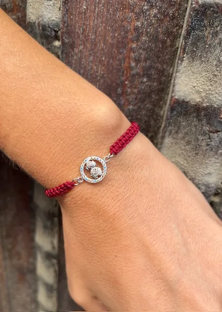 Pulsera Plata con Fallera y circonitas