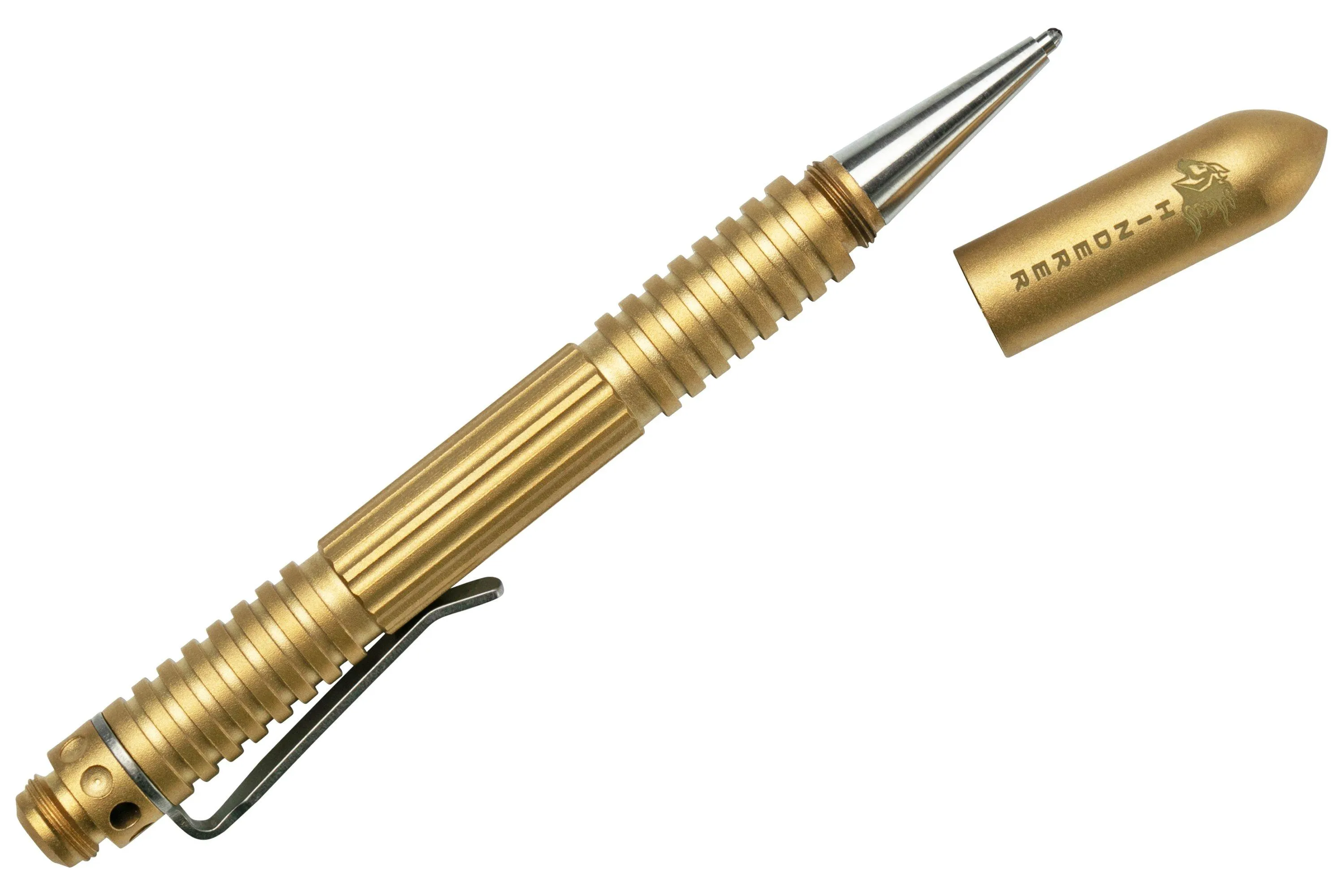 Rick Hinderer Extreme Duty Pen, latón mate