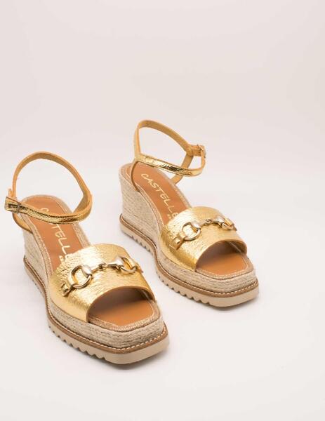 SANDALIA CASTELLER 15210891 YORK ORO DE MUJER