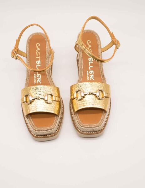 SANDALIA CASTELLER 15210891 YORK ORO DE MUJER