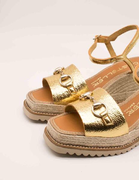 SANDALIA CASTELLER 15210891 YORK ORO DE MUJER