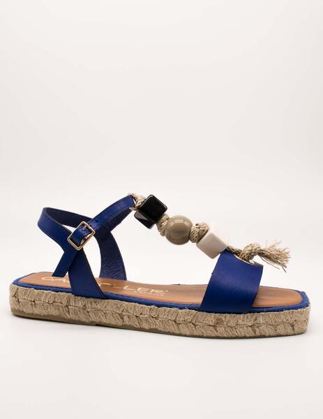 SANDALIA CASTELLER 1821868 VAQUETA ELECTRIC AZUL DE MUJER