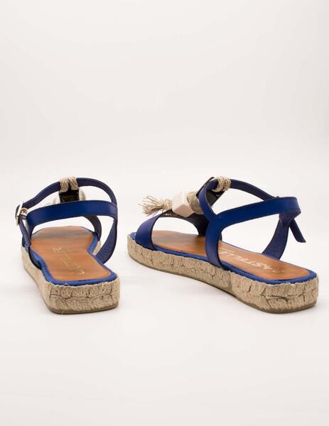 SANDALIA CASTELLER 1821868 VAQUETA ELECTRIC AZUL DE MUJER