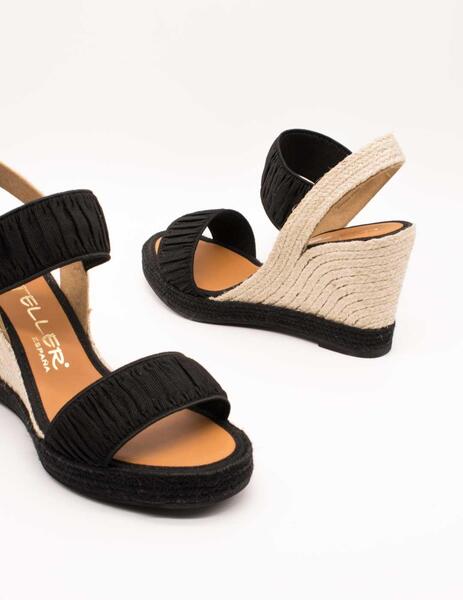 SANDALIA CASTELLER 49125603 CURLY NEGRO DE MUJER