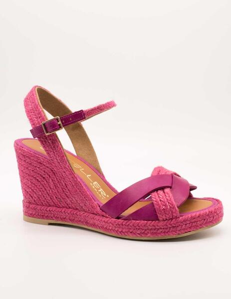 SANDALIA CASTELLER 498874 VAQUETA MAGENTA DE MUJER