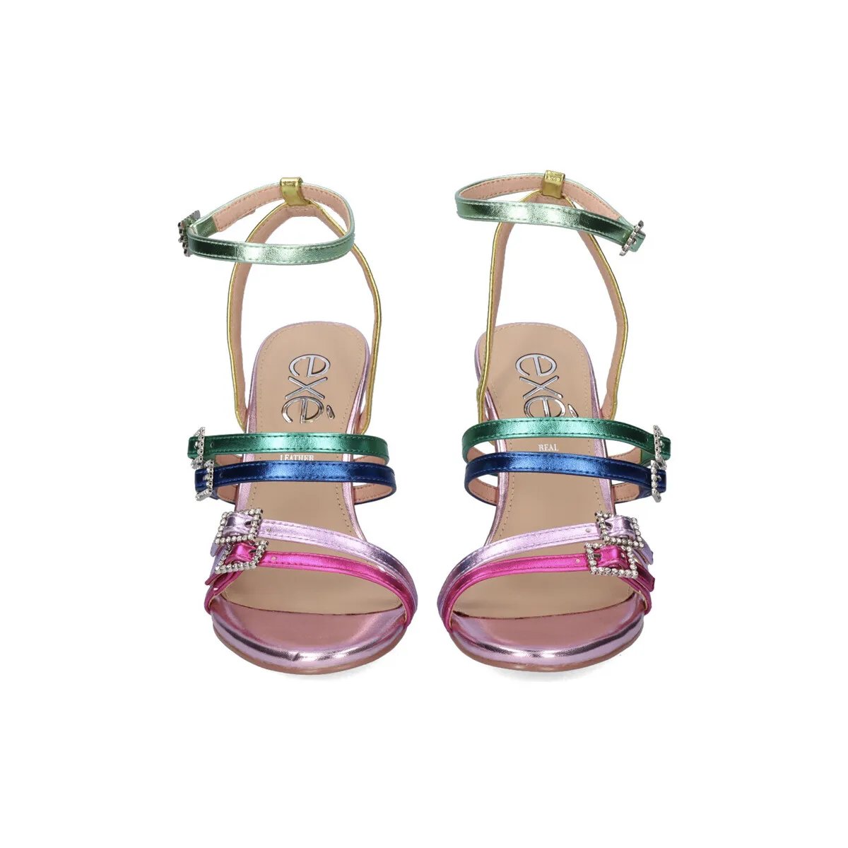 SANDALIA TACÓN ALTO REBECA313 MULTICOLOR