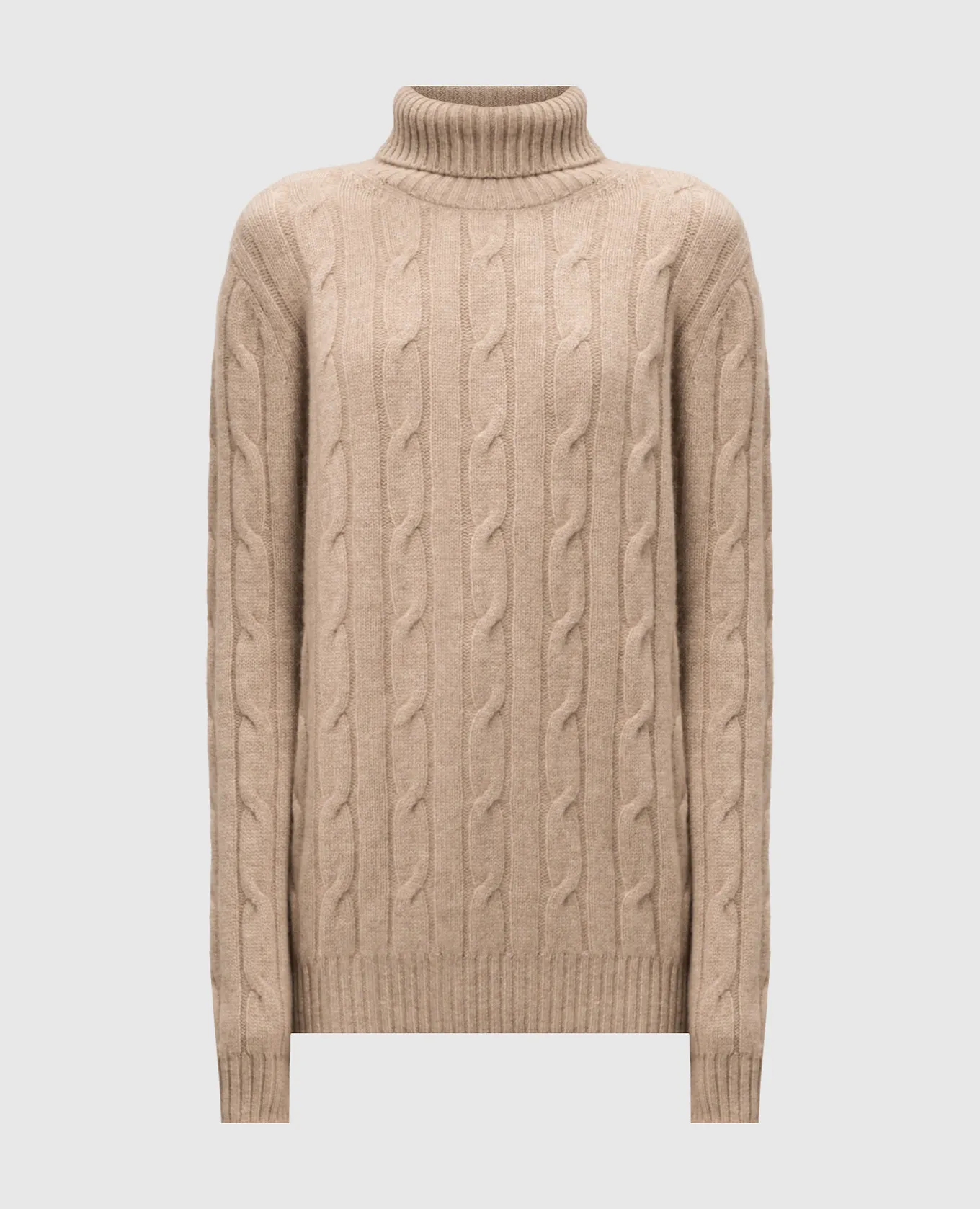 Simonetta Ravizza ZUOZ beige cashmere sweater