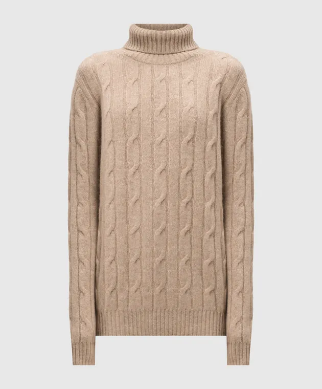 Simonetta Ravizza ZUOZ beige cashmere sweater