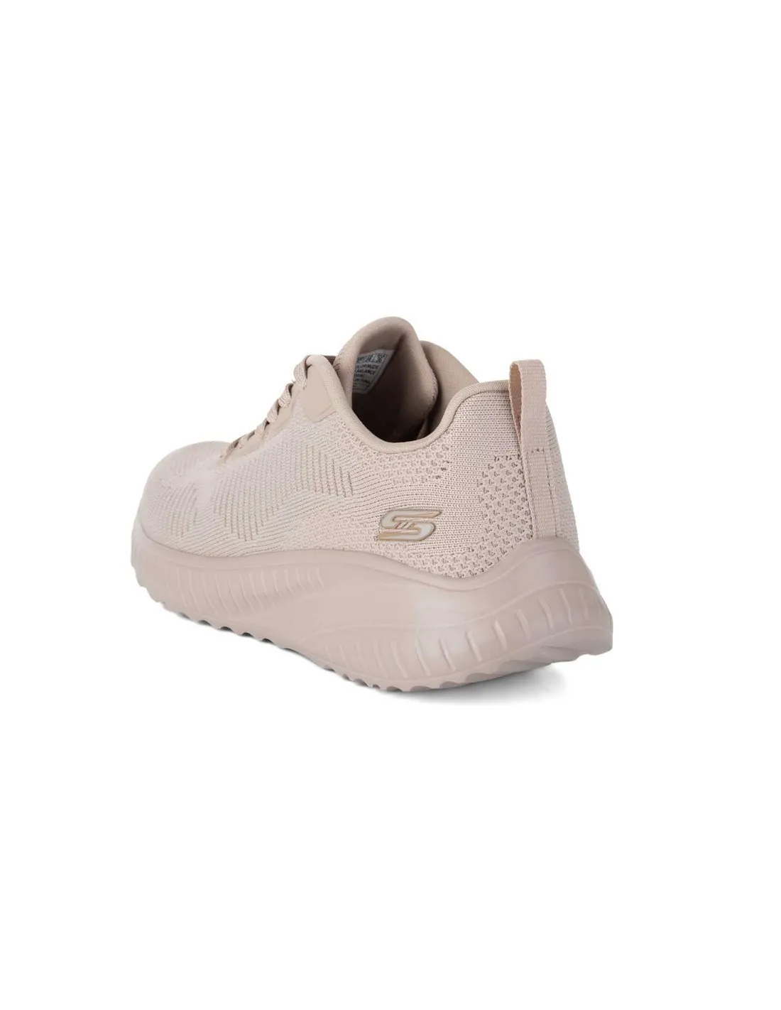 SKECHERS  ZAPATILLAS BEIGE BOBS SQUAD CHAOS FACE OFF 117209 MUJER