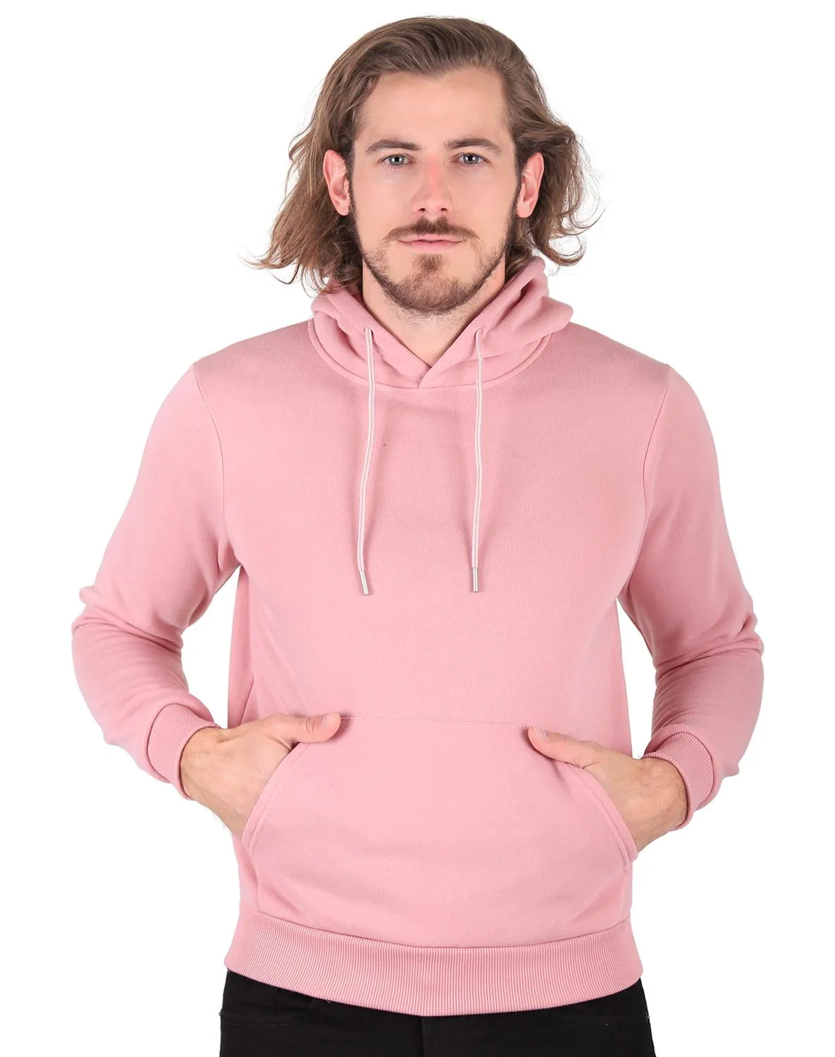 Sudadera Hombre Básico Capucha Rosa Giovanni Gali 50704106