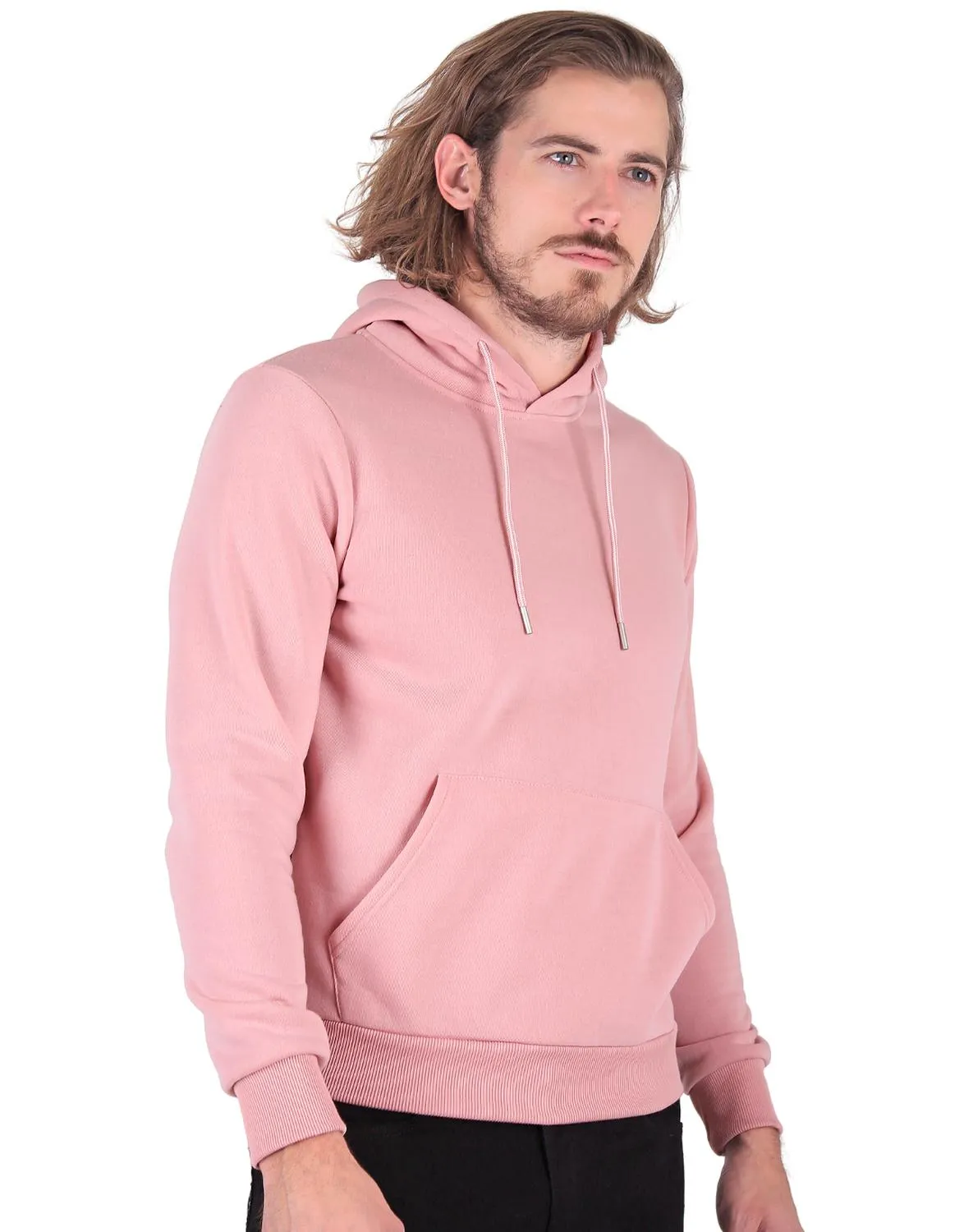 Sudadera Hombre Básico Capucha Rosa Giovanni Gali 50704106