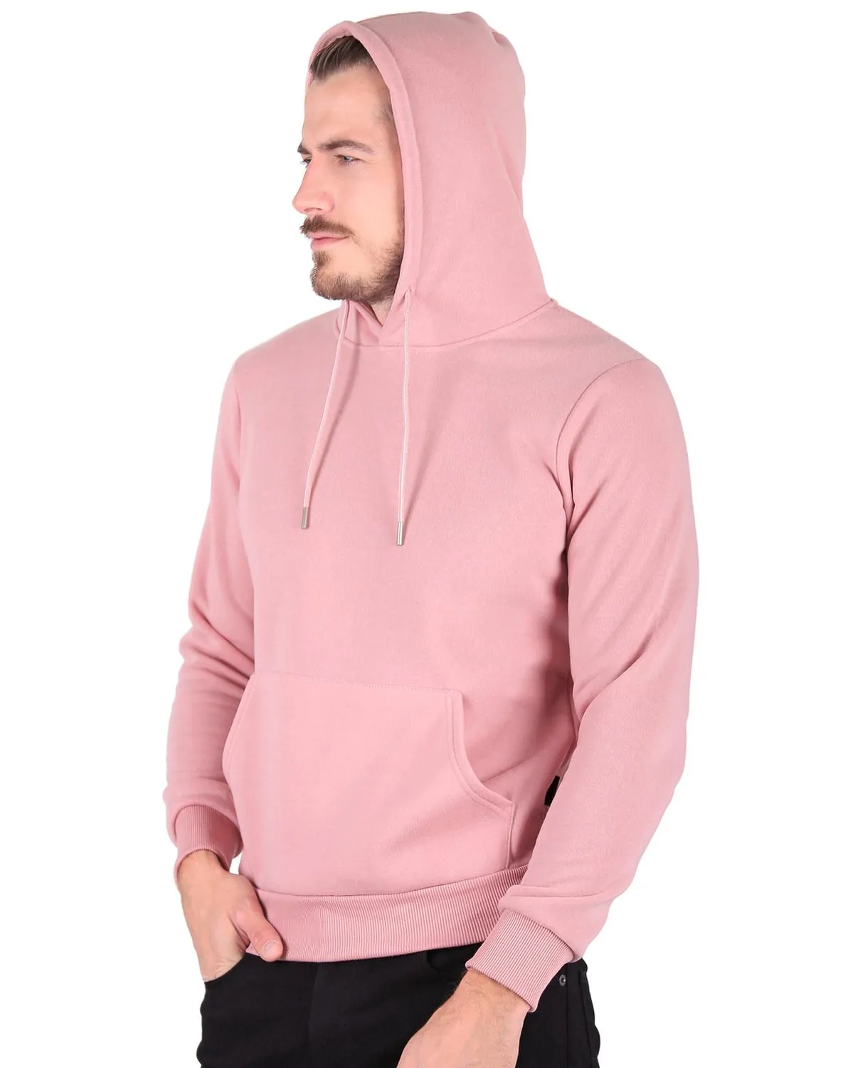 Sudadera Hombre Básico Capucha Rosa Giovanni Gali 50704106