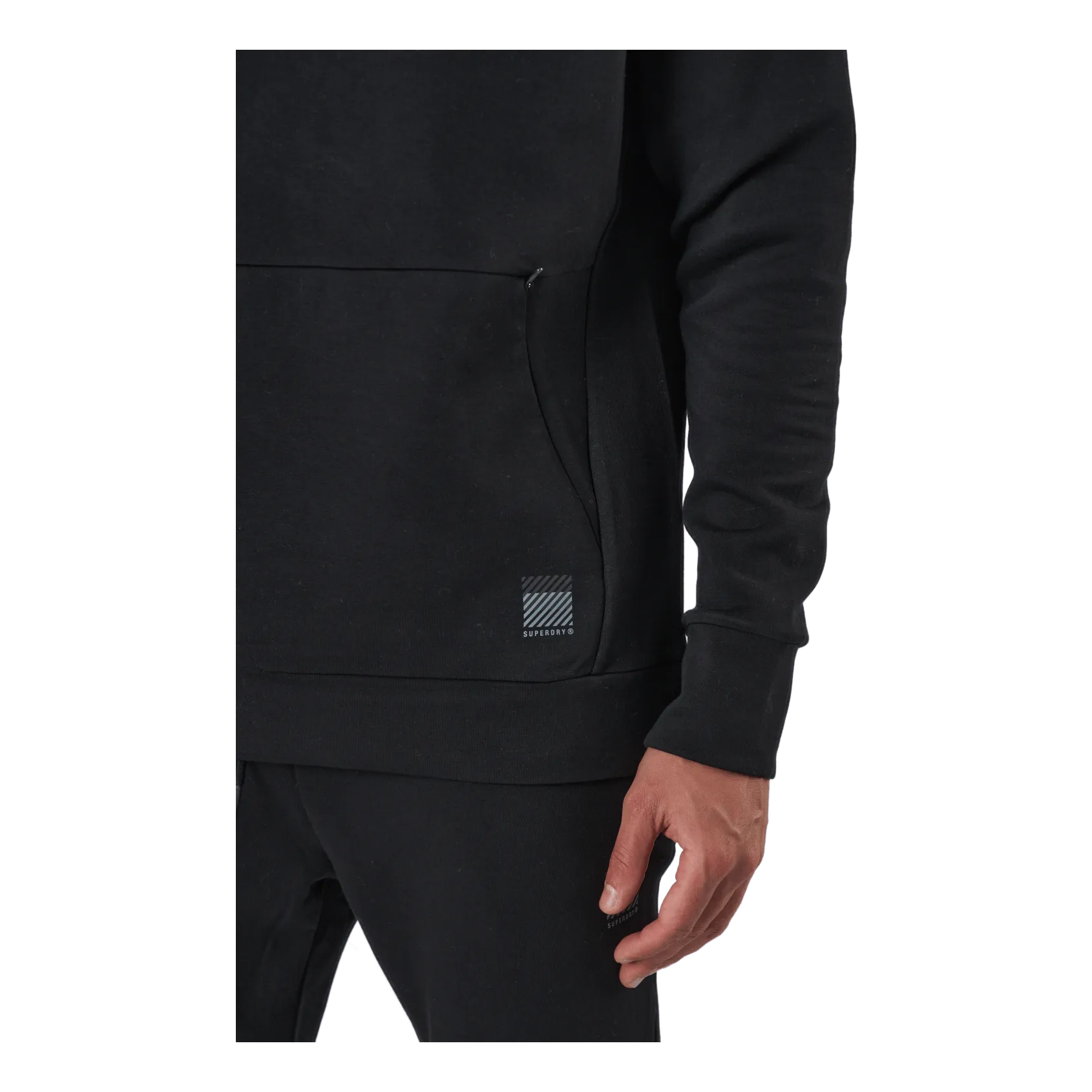 Superdry Training Gymtech Hood Black