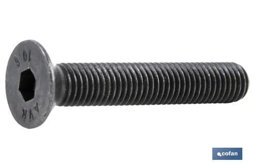 T. DIN 7991 C.10.9 Negro