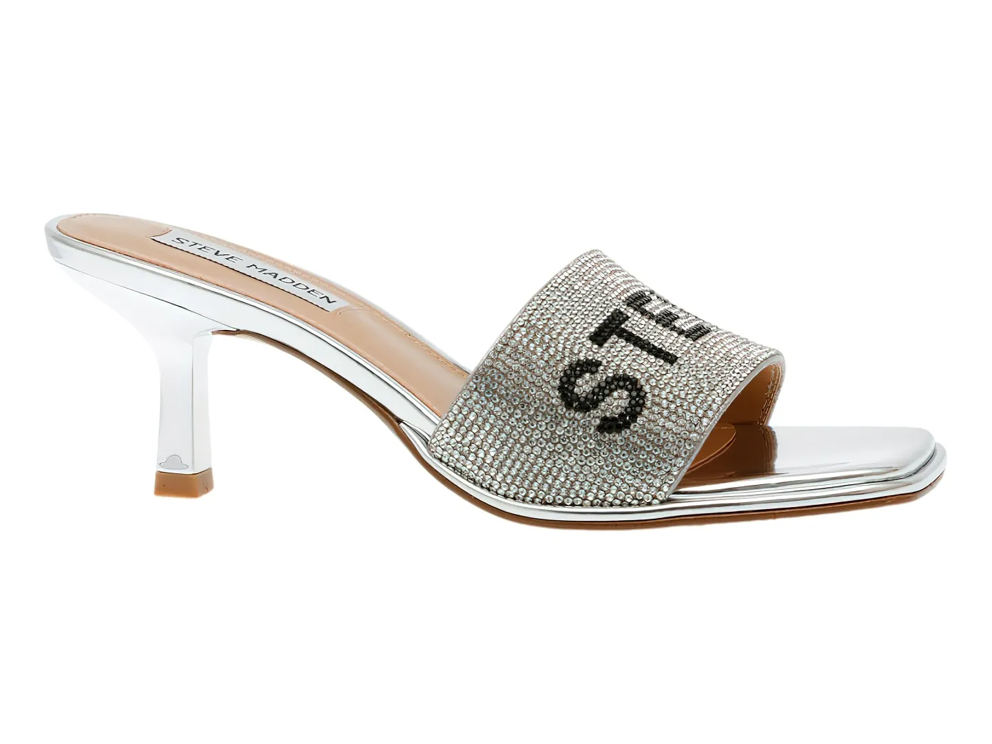 Tacones Steve Madden Showy Plata Para Mujer