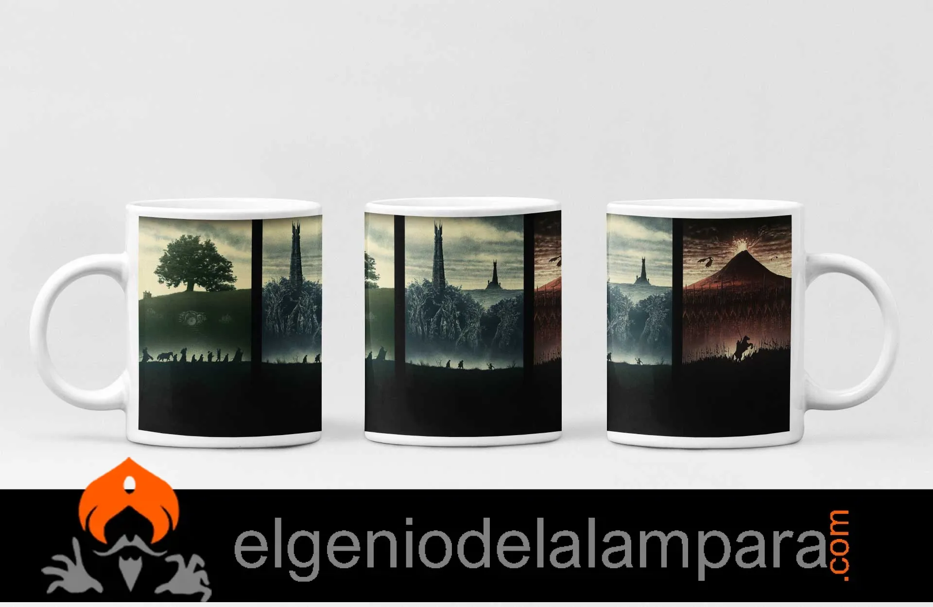 Taza de el señor de los anillos