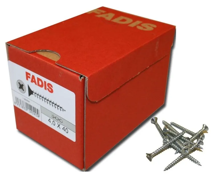 TORNILLO AGLOM.FADIS C/P ZINC 4X60