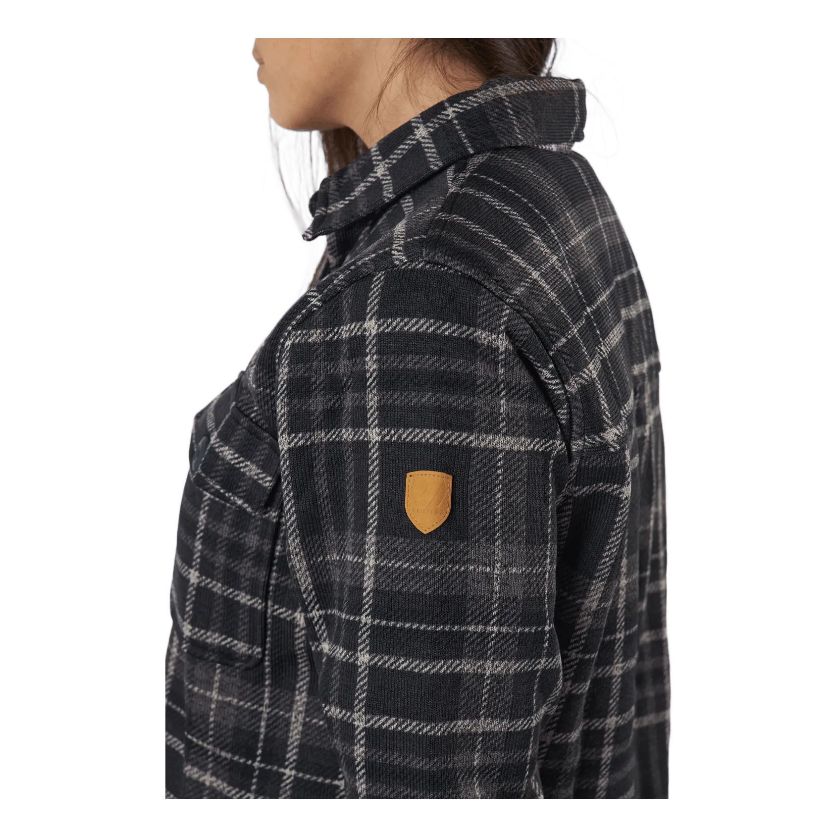 Whistler Milly W Checked Fleece Shirt Black