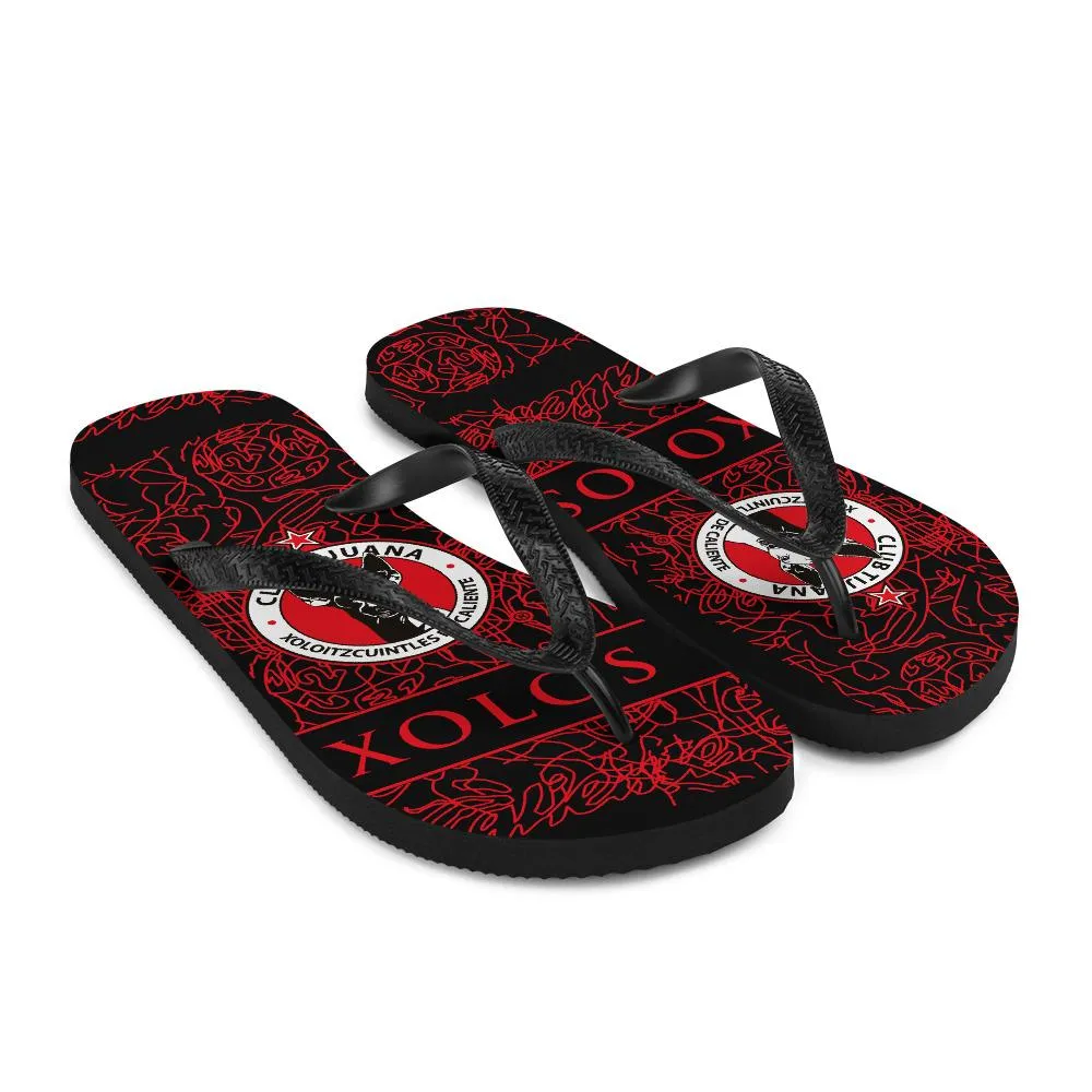 XOLOS CLUB TIJUANA RETRO  FLIPFLOPS