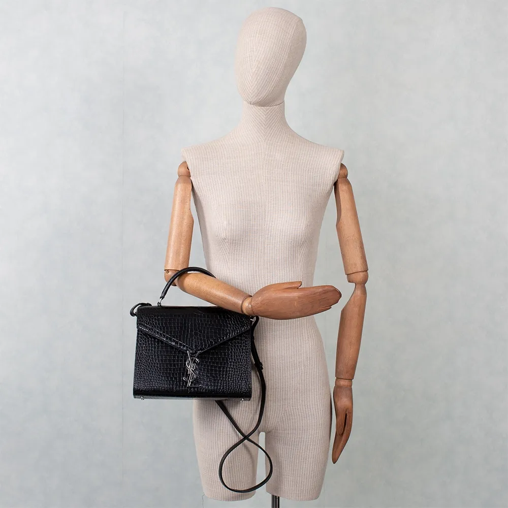 YSL Bolso Cassandra Piel Negro