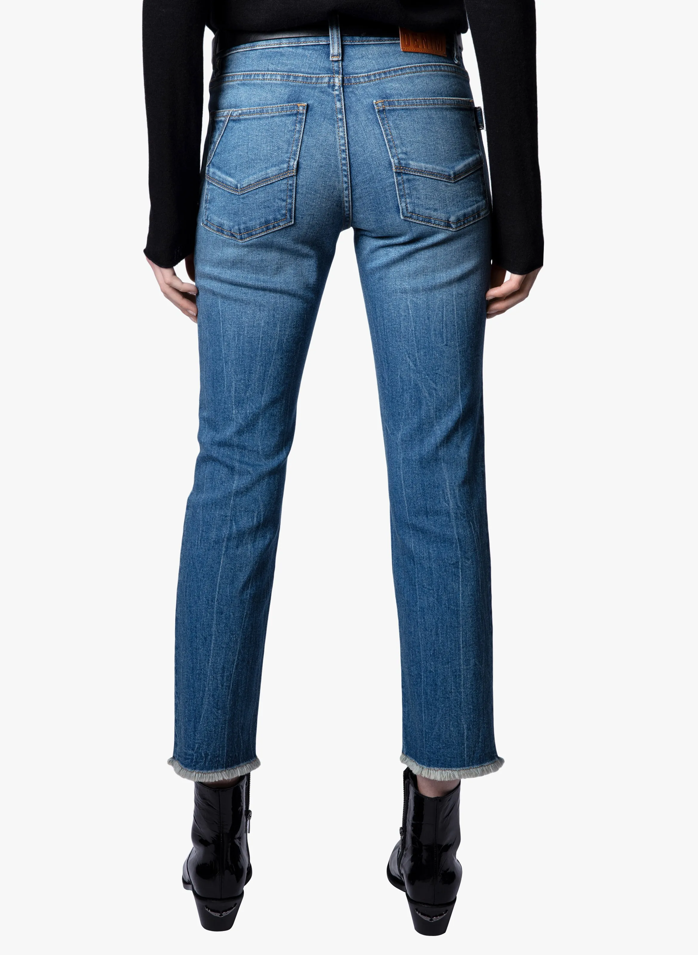 ZADIG&VOLTAIRE AVA  VAQUERO SLIM EN AZUL