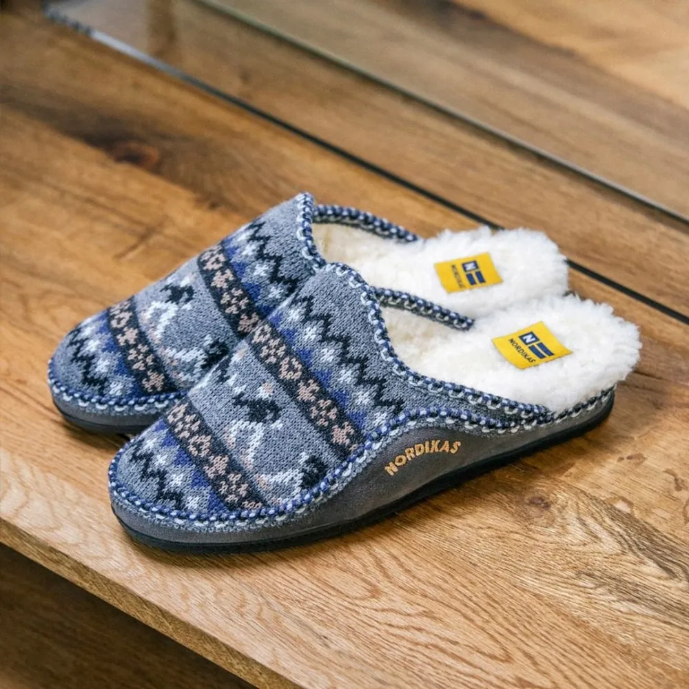 Zapatilla de lana descalza Patinador Nordikas 2502