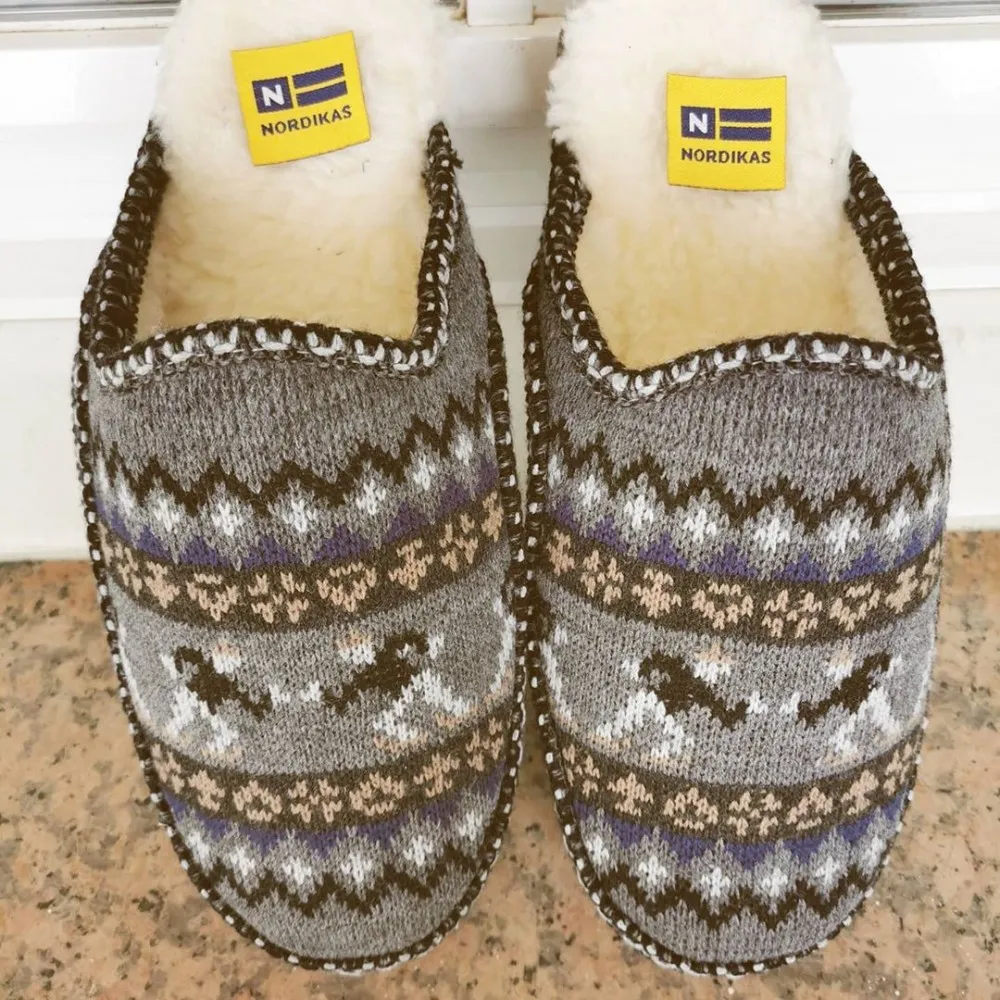 Zapatilla de lana descalza Patinador Nordikas 2502