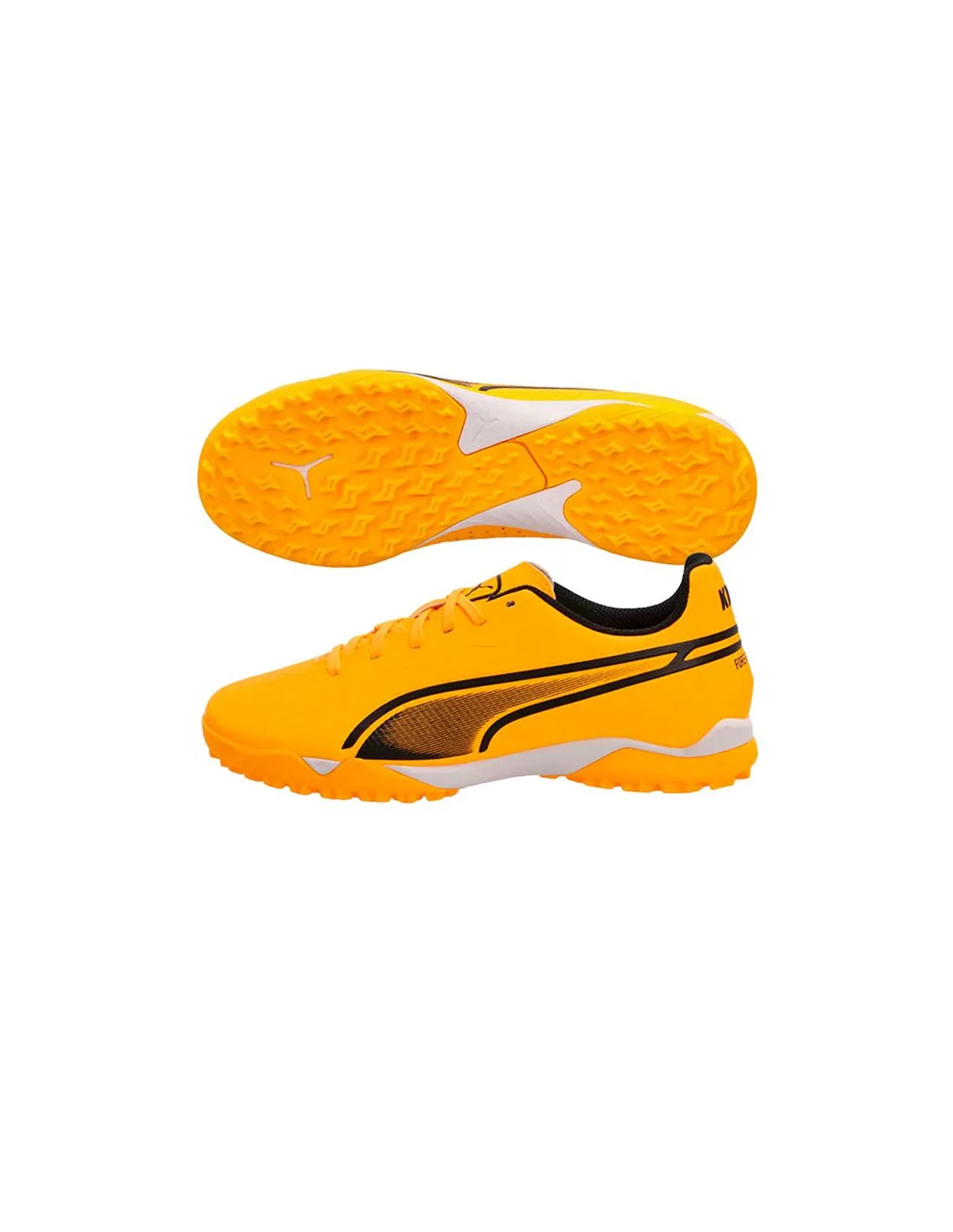Zapatillas de fútbol sala Puma KING MATCH + Mid Naranja Infantil