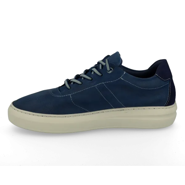 ZAPATILLAS DE VESTIR HOMBRE PIEL MOD. ALEX AZUL