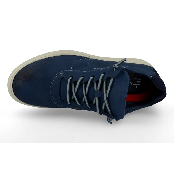 ZAPATILLAS DE VESTIR HOMBRE PIEL MOD. ALEX AZUL