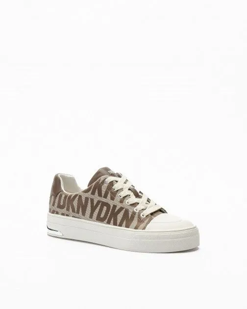 ZAPATILLAS DKNY YORK LACE UP MARRóN