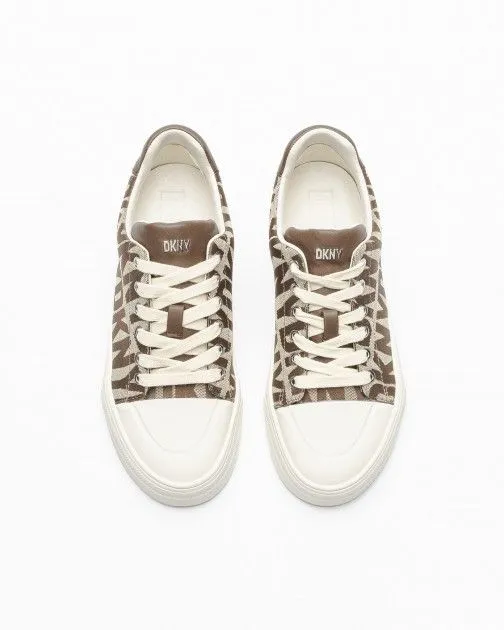 ZAPATILLAS DKNY YORK LACE UP MARRóN