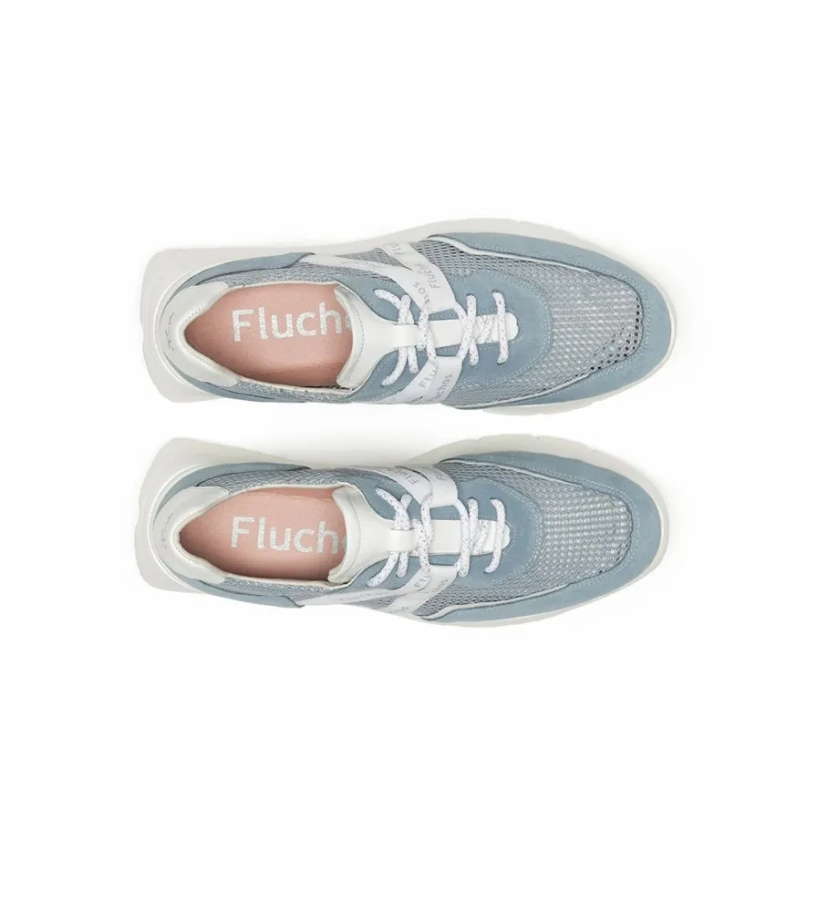 ZAPATILLAS EIRA AZUL ALTURA CUñA 5CM