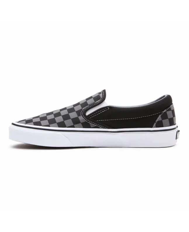 ZAPATILLAS VANS CLASSIC SLIPON CHECKERBOARD NEGROGRIS