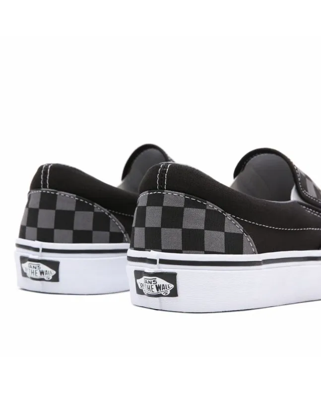 ZAPATILLAS VANS CLASSIC SLIPON CHECKERBOARD NEGROGRIS