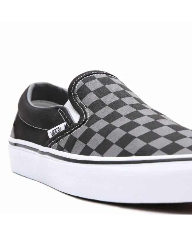 ZAPATILLAS VANS CLASSIC SLIPON CHECKERBOARD NEGROGRIS