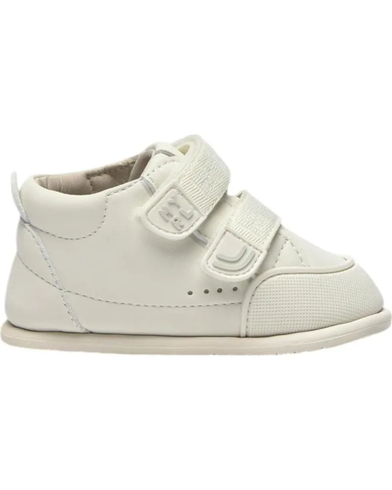 Zapatos MAYORAL  de Niña ZAPATILLAS DEPORTE 42500 BOTIN DEPORTIVO RESPETUOSO  BLANCO