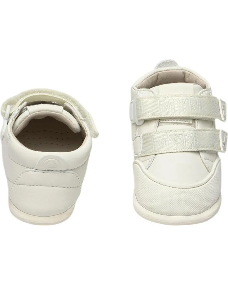 Zapatos MAYORAL  de Niña ZAPATILLAS DEPORTE 42500 BOTIN DEPORTIVO RESPETUOSO  BLANCO